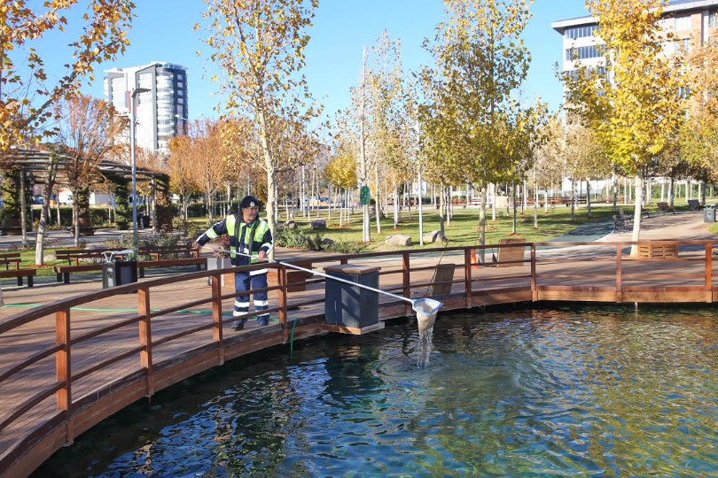 Şehitkamil'deki Parklarda Bahar Hazırlığı Başladı