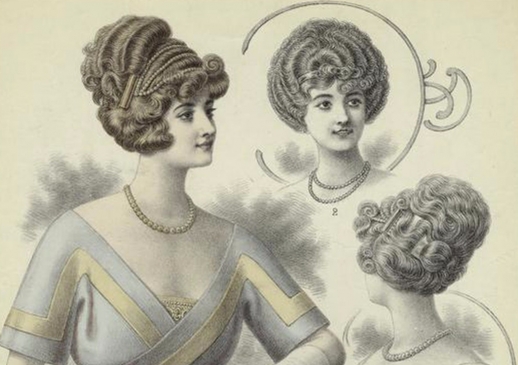 1910&#039;lu Yıllarda Kadınların Saç Modelleri