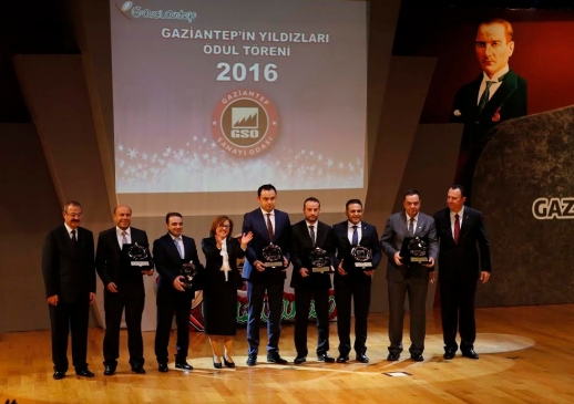 GSO Gaziantep’in Yıldızları Ödül Töreni&#039;nden Kareler