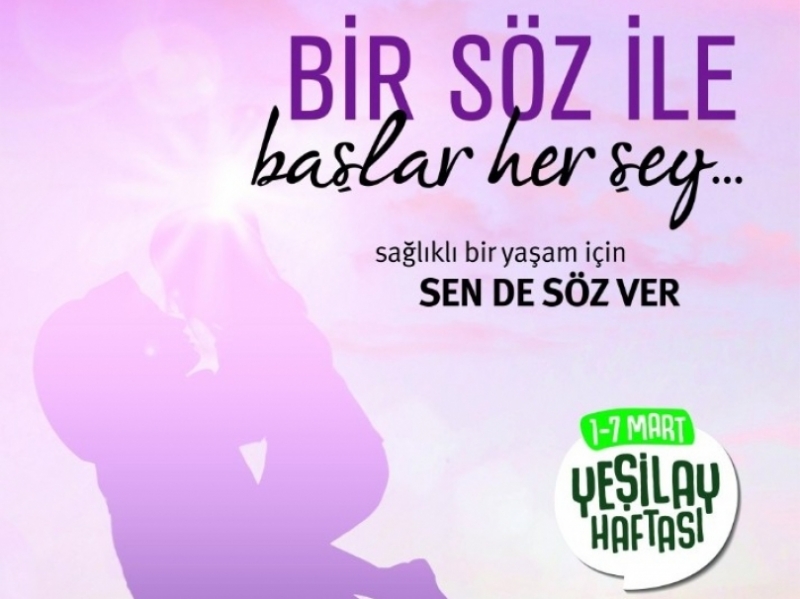 Yeşilay'dan "Sende söz ver" kampanyası