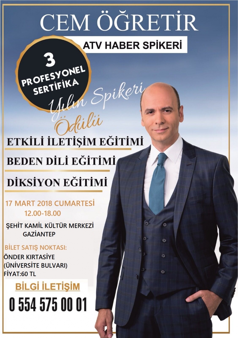 Cem Öğretir İle İletişim Eğitimi