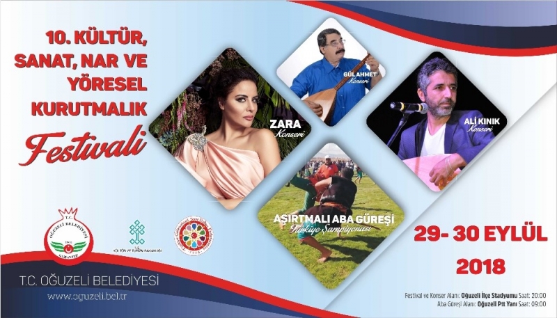 10. Kültür, Sanat, Nar ve Yöresel Kurutmalık Festivali