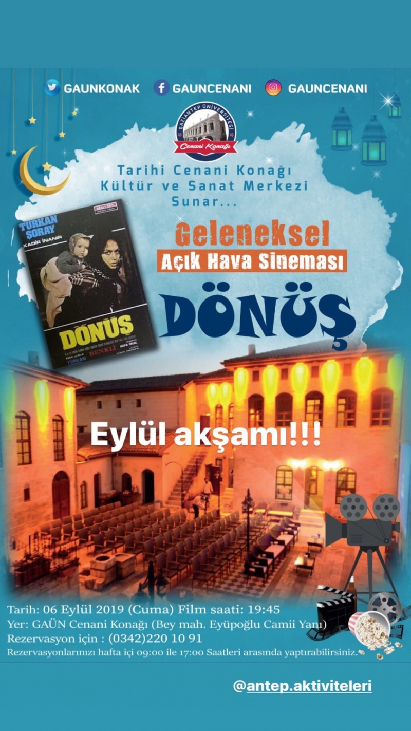 Geleneksel Açık Hava Sineması "Dönüş"