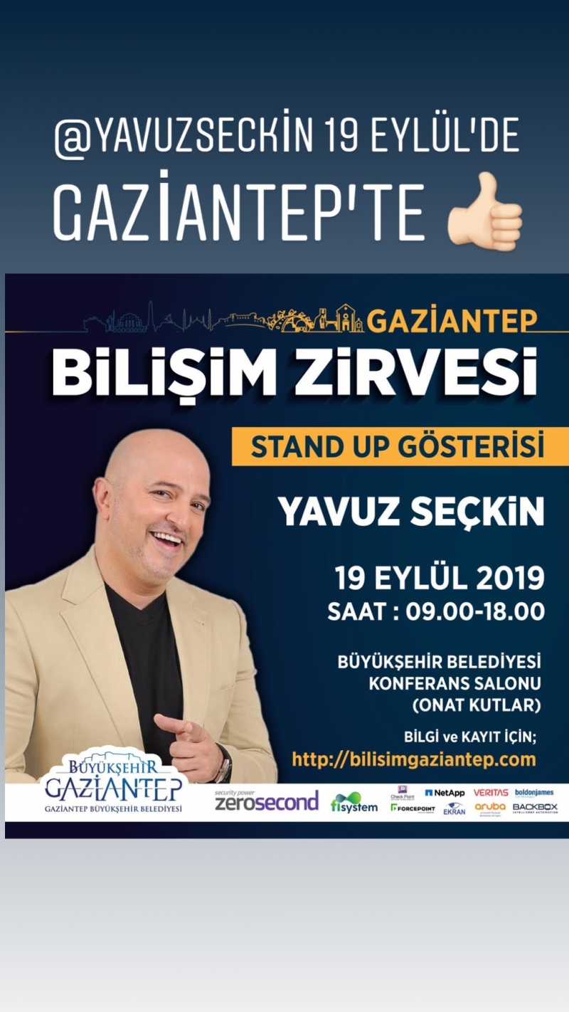 BİLİŞİM ZİRVESİ "YAVUZ SEÇKİN STAND UP GÖSTERİSİ"