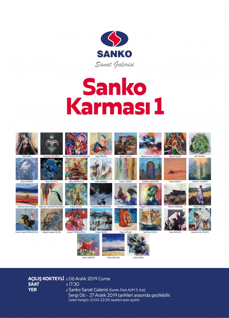 Sanko Karması 1  sergisi açılacak