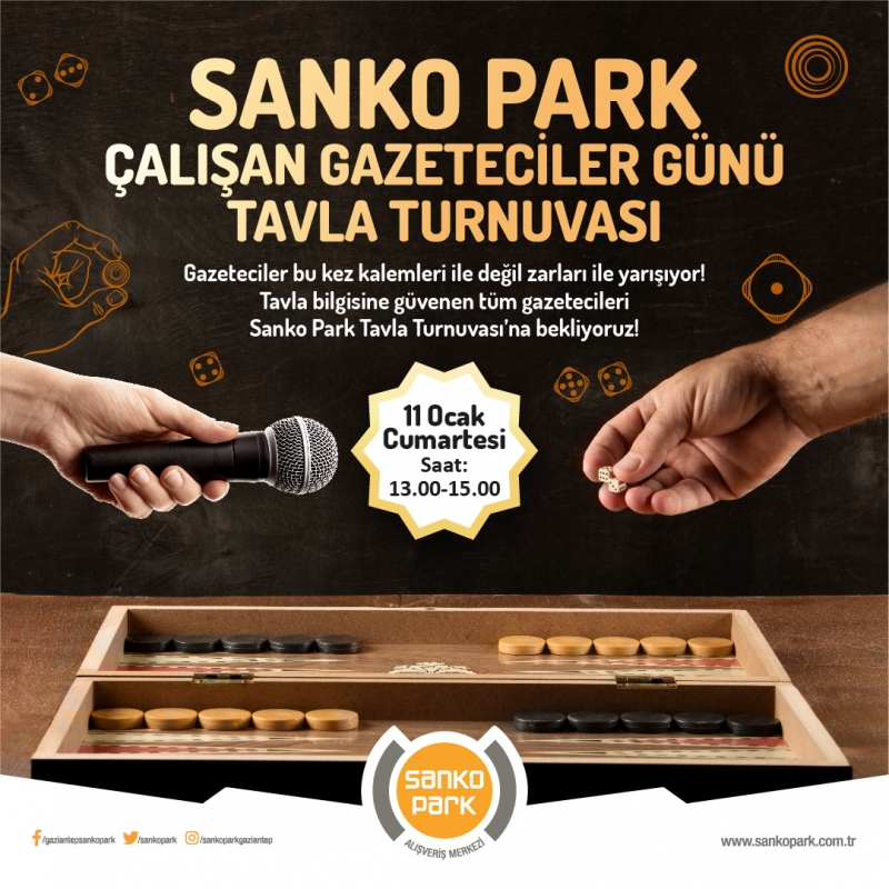 SANKO Park 'tan basın mensuplarına çalışan gazeteciler günü ödüllü 