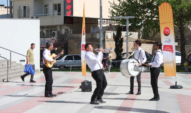 Gaziantep'te bandolu kampanya