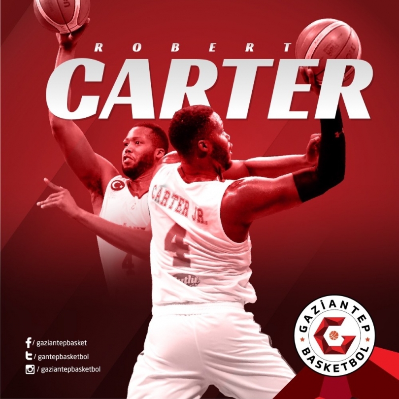 Gaziantep Basketbol Robert Carter ile 1 yıl daha devam