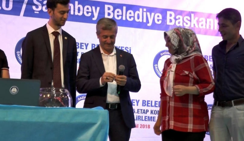 Şahinbey’de bin 201 vatandaşın konutları kurayla belirlendi