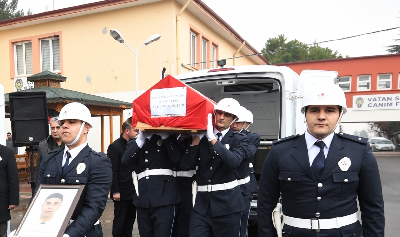 Şehit Polis Yusuf Çelik Düzenlenen Törenle Memleketine Uğurlandı