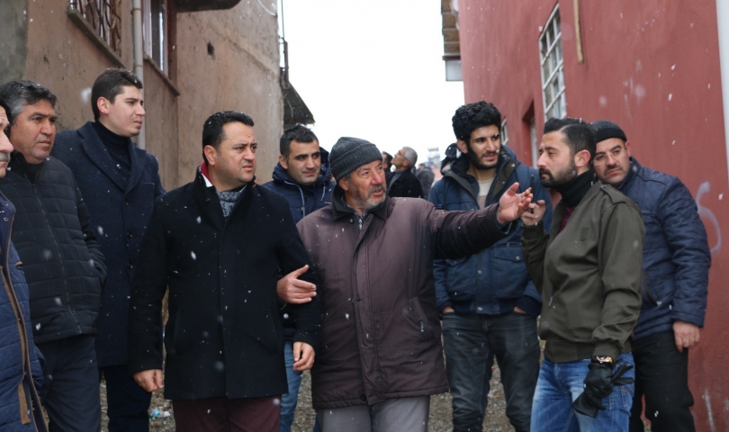 İMO Gaziantep Şube heyeti deprem bölgesinde