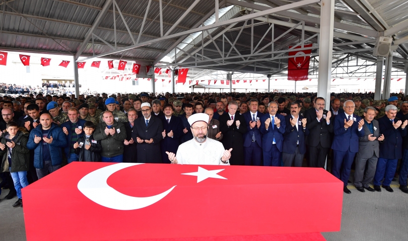 Şehidimizi son yolculuğuna uğurladık…