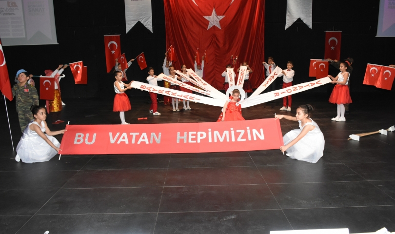 Şahinbeyli öğrenciler İstiklal Marşını en güzel okumak için yarıştı