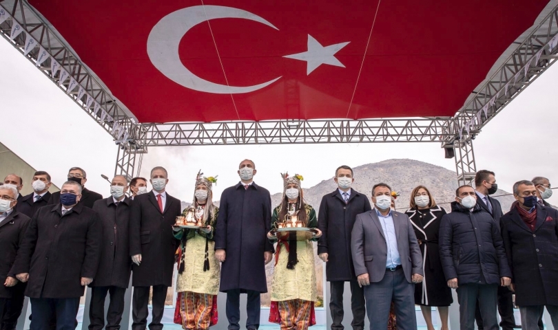 Düzbağ İçmesuyu İsale Hattı Açılış Töreni düzenlendi