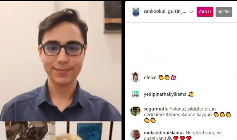 SANKO Okulları’nda Online Söyleşi