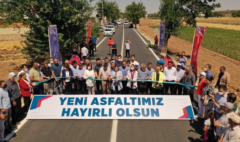 5 köyü kapsayan grup yolu yenilendi