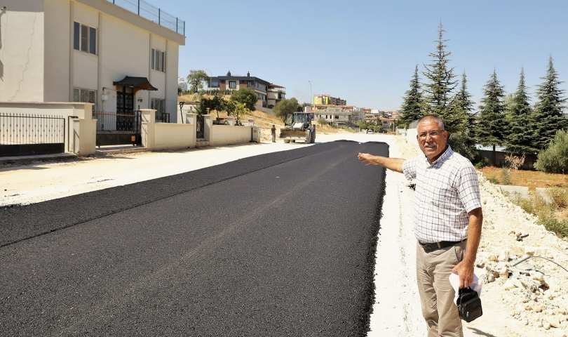 15 Temmuz Mahallesi’nde asfalt çalışmaları başladı