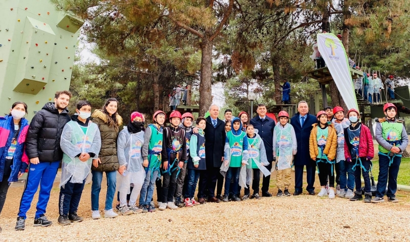 Başkan Fadıloğlu ile Başkan Kılıç, Gençlik Kampı’nı ziyaret etti