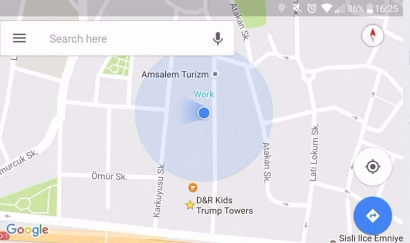 Google Maps' e Güncelleme Geldi!