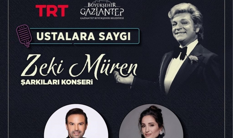 Büyükşehir, “Ustalara Saygı Zeki Müren Şarkıları Konseri” düzenliyor