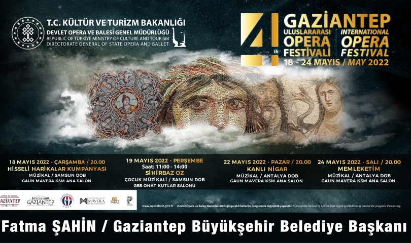 4. Uluslararası Gaziantep Opera ve Bale Festivali başlıyor