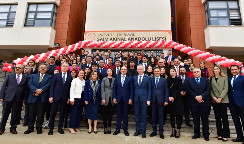 Saim Akınal Anadolu Lisesi’nin Açılış Töreni gerçekleştirildi