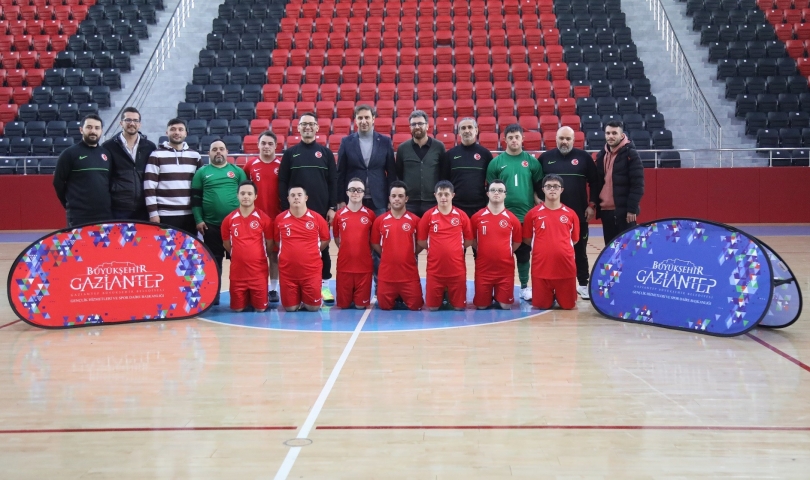 Dünya üçüncüsü Down Sendromlular Futsal Milli Takımı, Gaziantep’te Gazırlık Kampına başladı