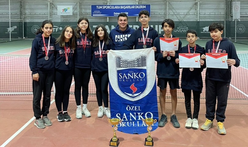 SANKO Okulları’nın tenis başarısı