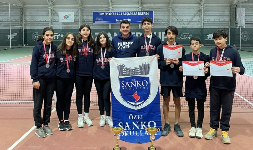 SANKO Okulları’nın tenis başarısı