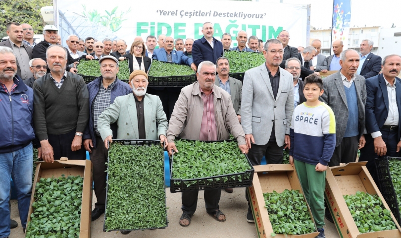 GAZİANTEP BÜYÜKŞEHİR’İN ÇİFTÇİYE FİDE DESTEĞİ SÜRÜYOR