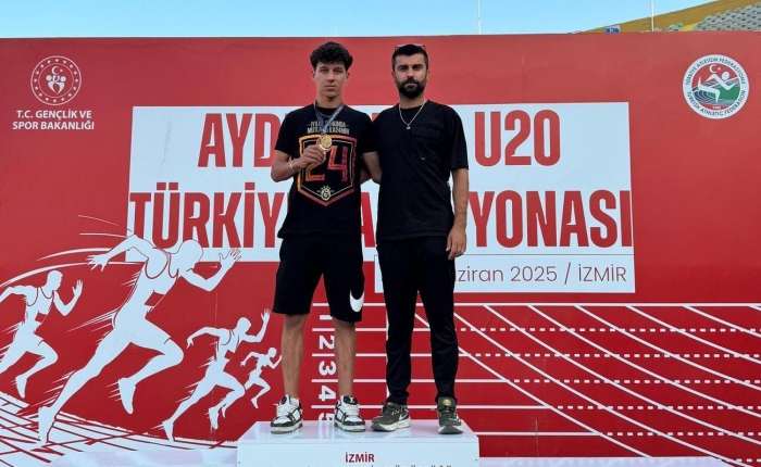 Adil Sani Konukoğlu Spor Lisesi öğrencisi Furkan Kanlı Türkiye şampiyonu oldu