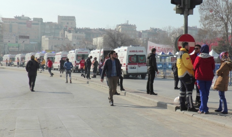 Cumhurbaşkanının Gaziantep mitingi öncesi yoğun güvenlik önlemleri