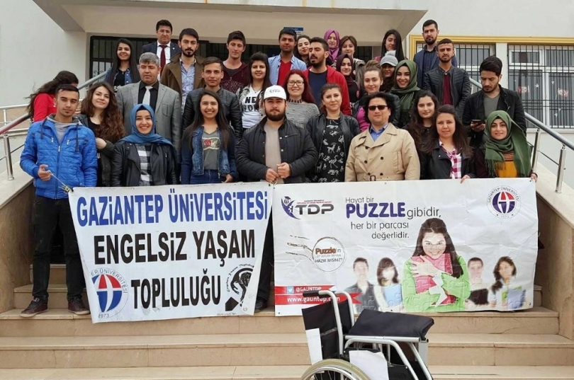 Ortaokul öğrencilerine Engelsiz Yaşam parkuru