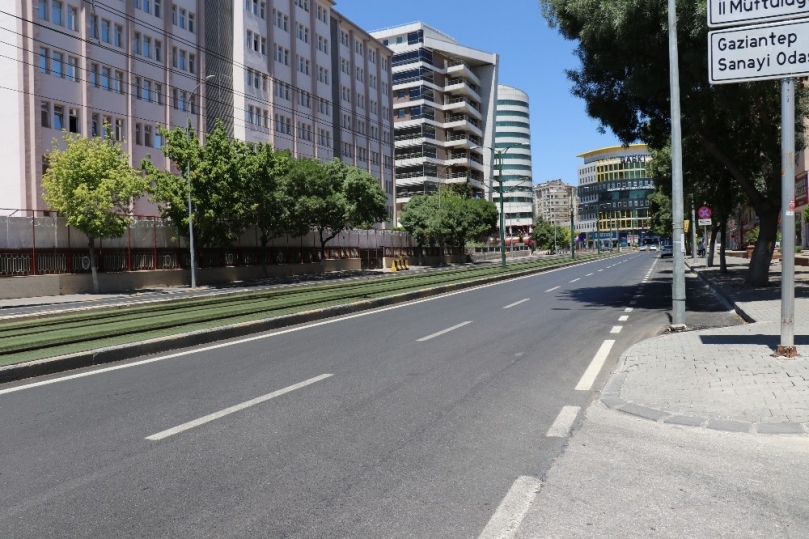 Bayramda Gaziantep sokakları boş kaldı