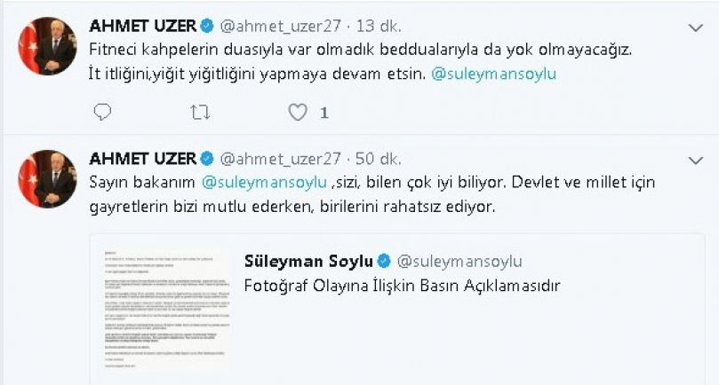 Milletvekili Uzer’den Bakan Soylu’ya destek