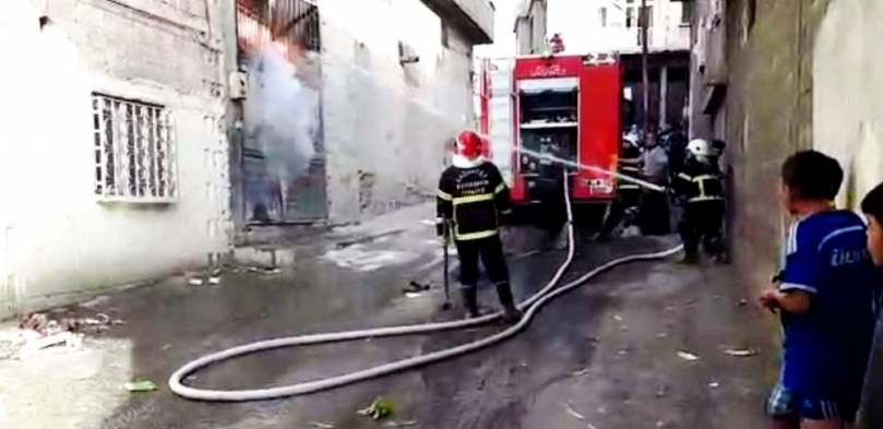 Gaziantep’te korkutan yangın