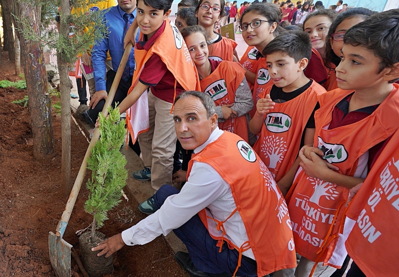 Gaziantep Özel Erdem Koleji Tema İle Yeşil Okul Olma Yolunda