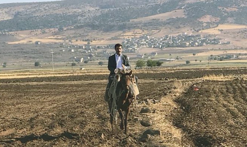 Kaymakam ata bindi, tarlalarda okula gitmeyen öğrenci aradı