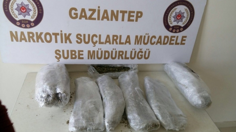 Gaziantep’te uyuşturucu operasyonu: 5 gözaltı