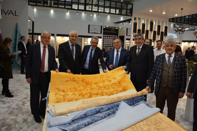 Domotex 2018’de Gaziantepli halıcıların işleri yolunda