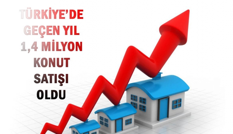 Türkiye’de Geçen Yıl 1,4 Milyon Konut Satışı Oldu