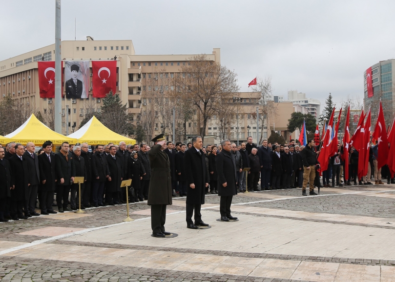 Gazi Mustafa Kemal Atatürk’ün Gaziantep'i Teşriflerinin 85’inci Yıldönümü Kutlandı