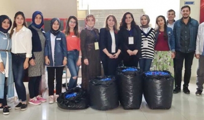 GAÜN Eğitim Fakültesi’nden mavi kapak toplama projesi