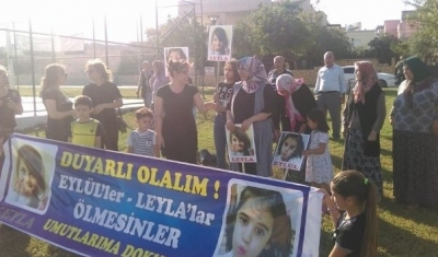 Nurdağı’nda annelerden çocuk cinayetlerine tepki