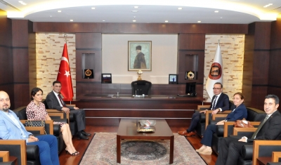 Gaziantep vergi dairesi başkanı Halil Tekin’den GSO’ya ziyaret
