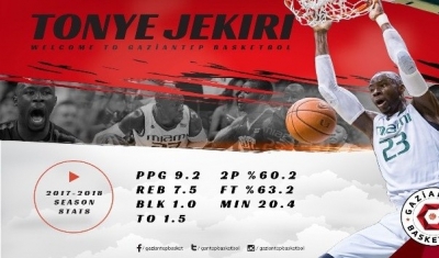 Gaziantep Basketbol transfere devam ediyor