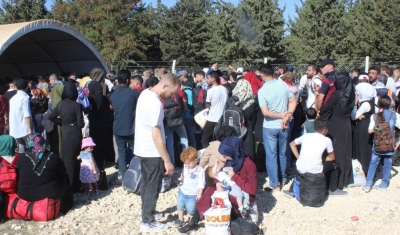 22 bin Suriyeli bayrama gitti