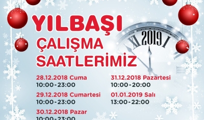 Sanko Park’ta Yılbaşı Etkinlikleri