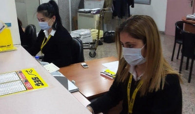 GAŞTİ’de Koronavirüs için maske dağıtıldı