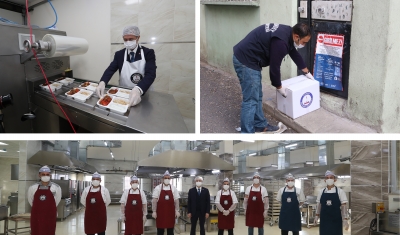 Şahinbey Belediyesi’nden karantinadaki vatandaşlara sıcak yemek ve gıda paketi